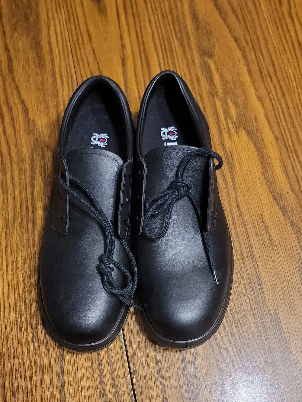 Redback Boots Black Leather Derby Shoes